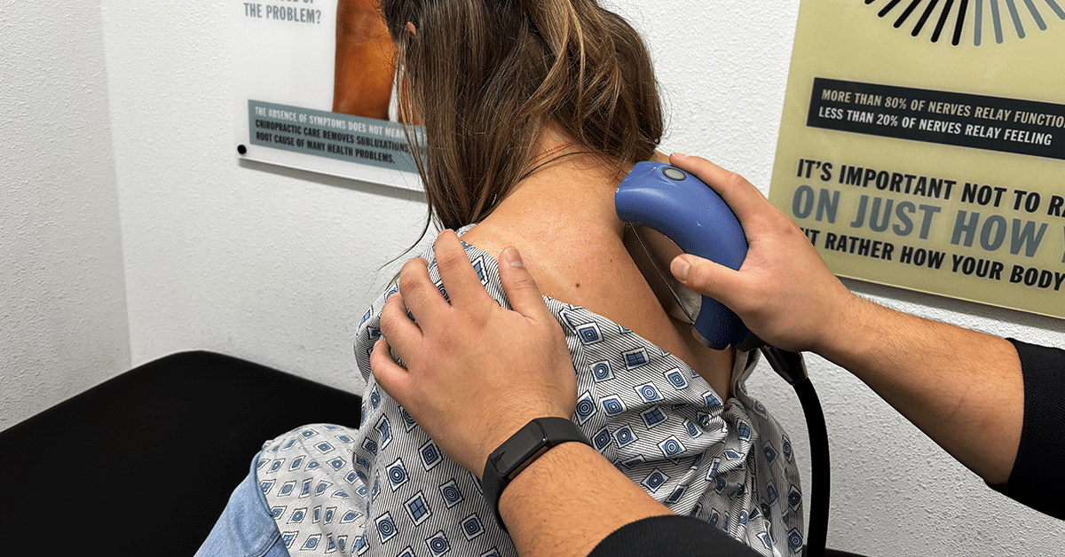 First Shockwave Therapy session with the PiezoWave device at Restoration Chiropractic